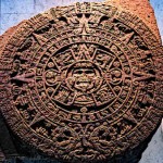 Aztec-Artifacts-Aztec-calendar-stone-in-National-Museum-of-Anthropology-Mexico-City