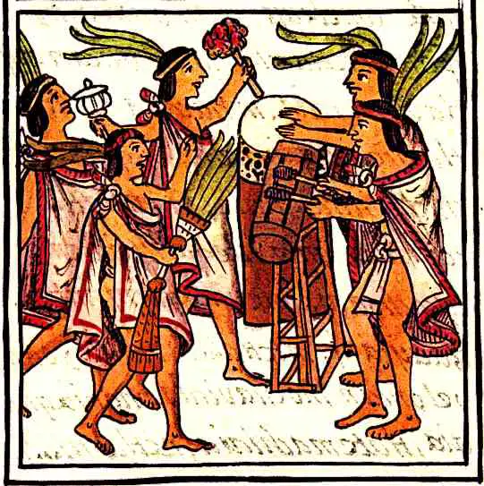 Aztecs enjoyed music and the Drums were the most popular instrument