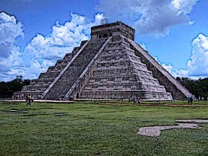 Aztec-Pyramid-at-Chichen--Itza