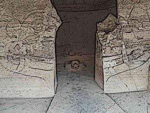 The famous Aztec House of Eagles was located next to the famous Templo Mayor in Tenochtitlan. It was a place where the Aztec Eagle Warriors gathered during their ceremonies and rituals. Eagle Warrior Temple Entrance - Aztec Eagle Warriors, along with Aztec Jaguar Warriors, formed the two elite orders of the best warriors among the Aztecs
