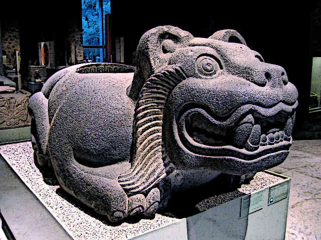 Ancient-Aztec-Artifacts-Ancient-Aztec-jaguar-shaped-cuauhxicalli Picture